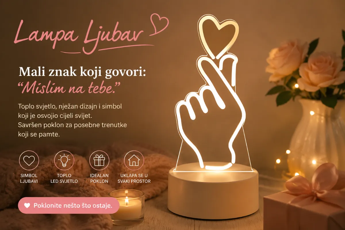 Lampa Ljubav – poklon koji ne govori glasno, ali se dugo pamti