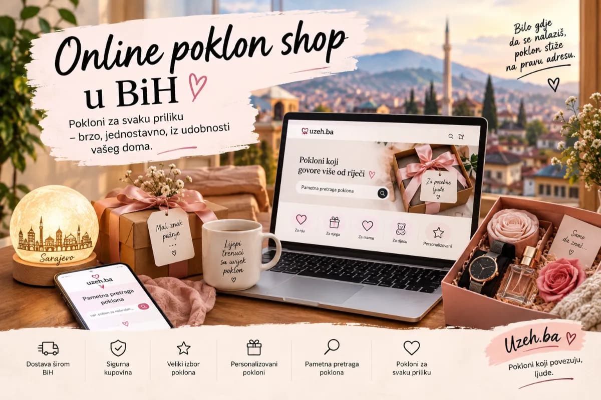 Online poklon shop u BiH – pronađite poklon za svaku priliku
