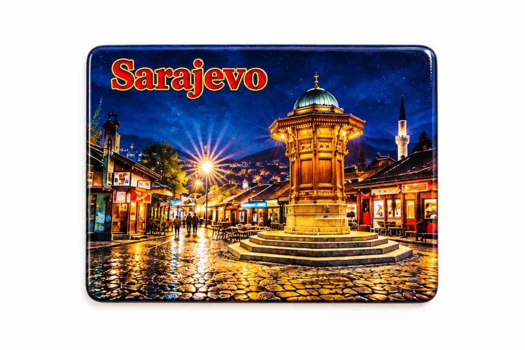 Proizvod Magnet Sarajevo Sebilj – svijetli motiv