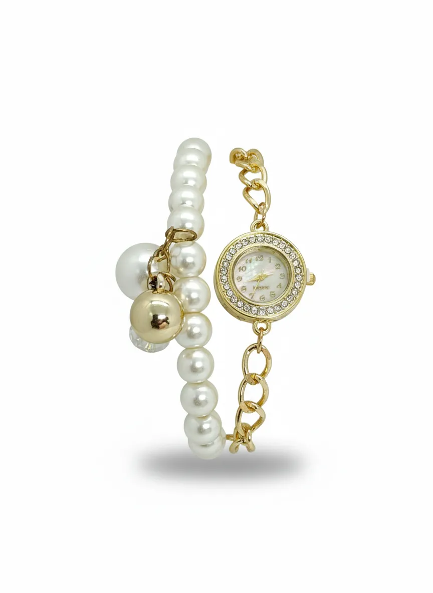 Ženski ručni sat bijeli 3555-621