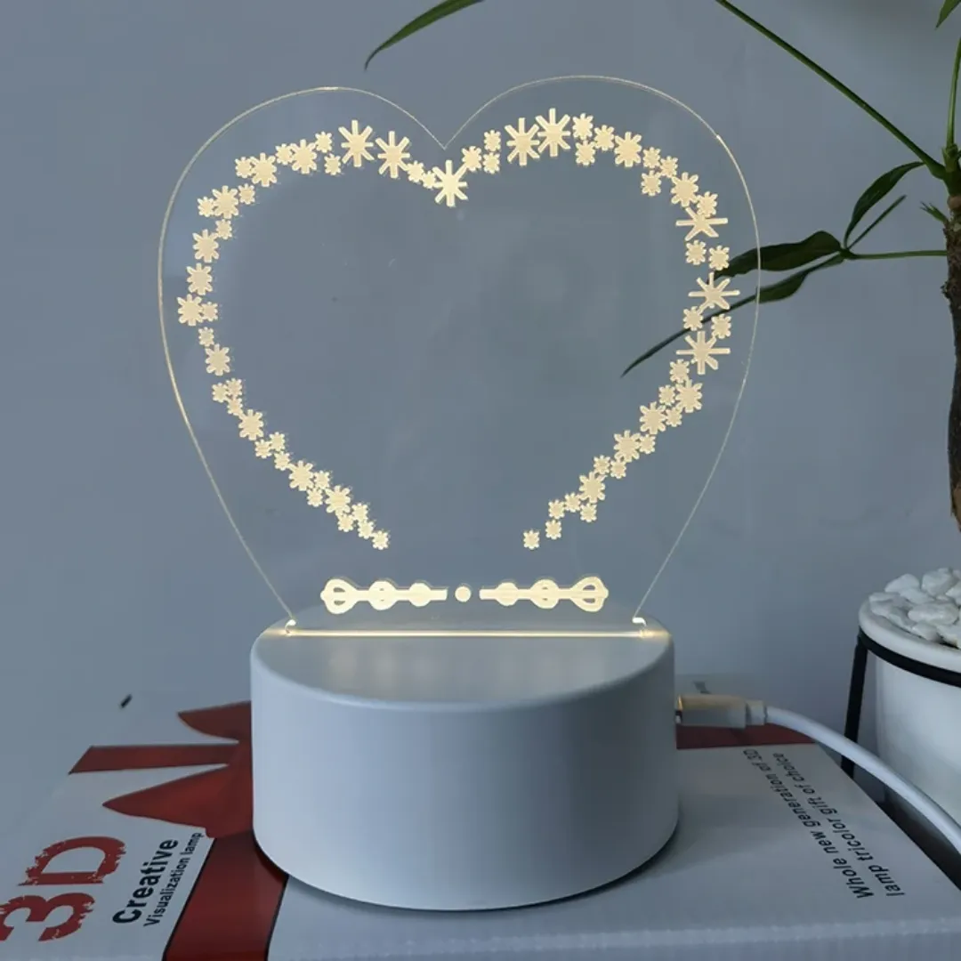 Lampa srce pisajuća
